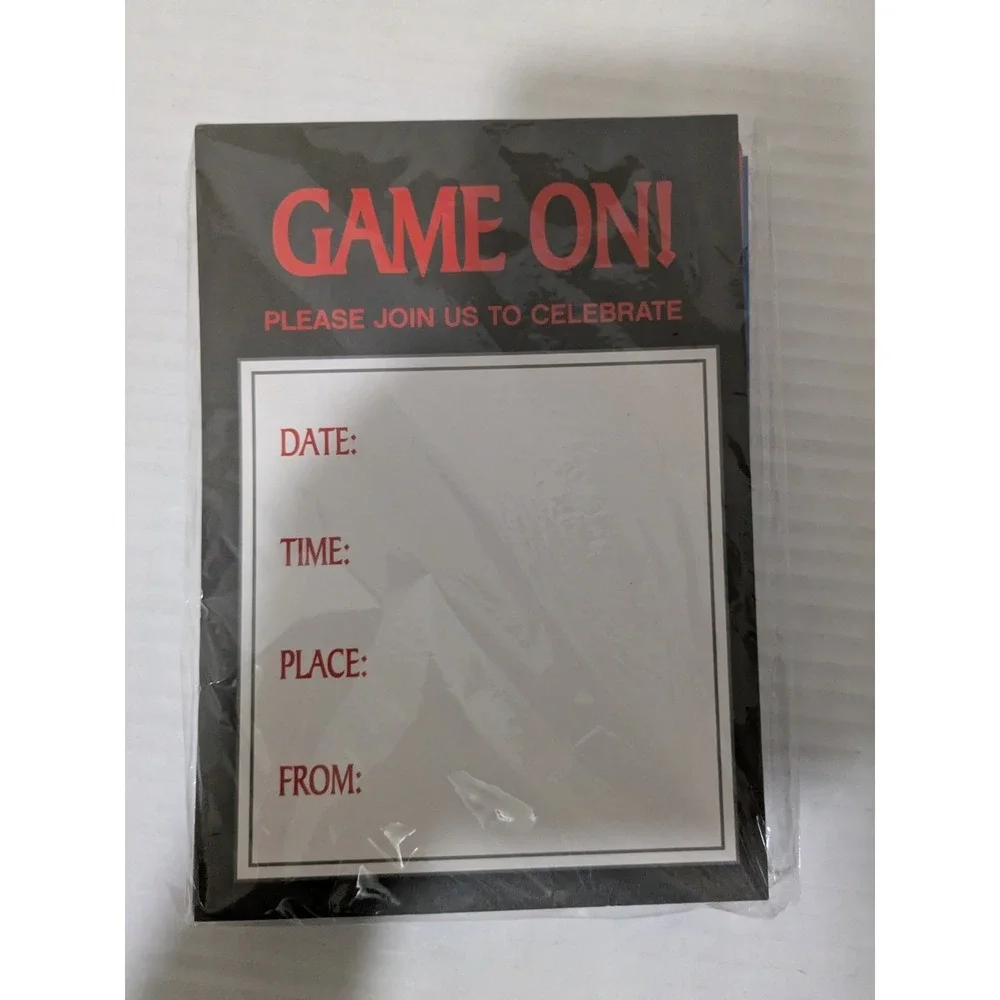 Video Game Party Invitations, Envelopes, And Party‎ Favors